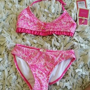 Lilly pulitzer target girls XS 4-5 swimsuit